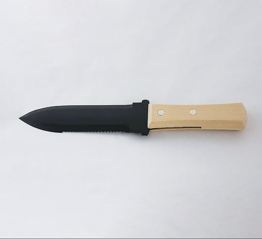 Japanese Hori Hori Trowel- Black Carbon Steel