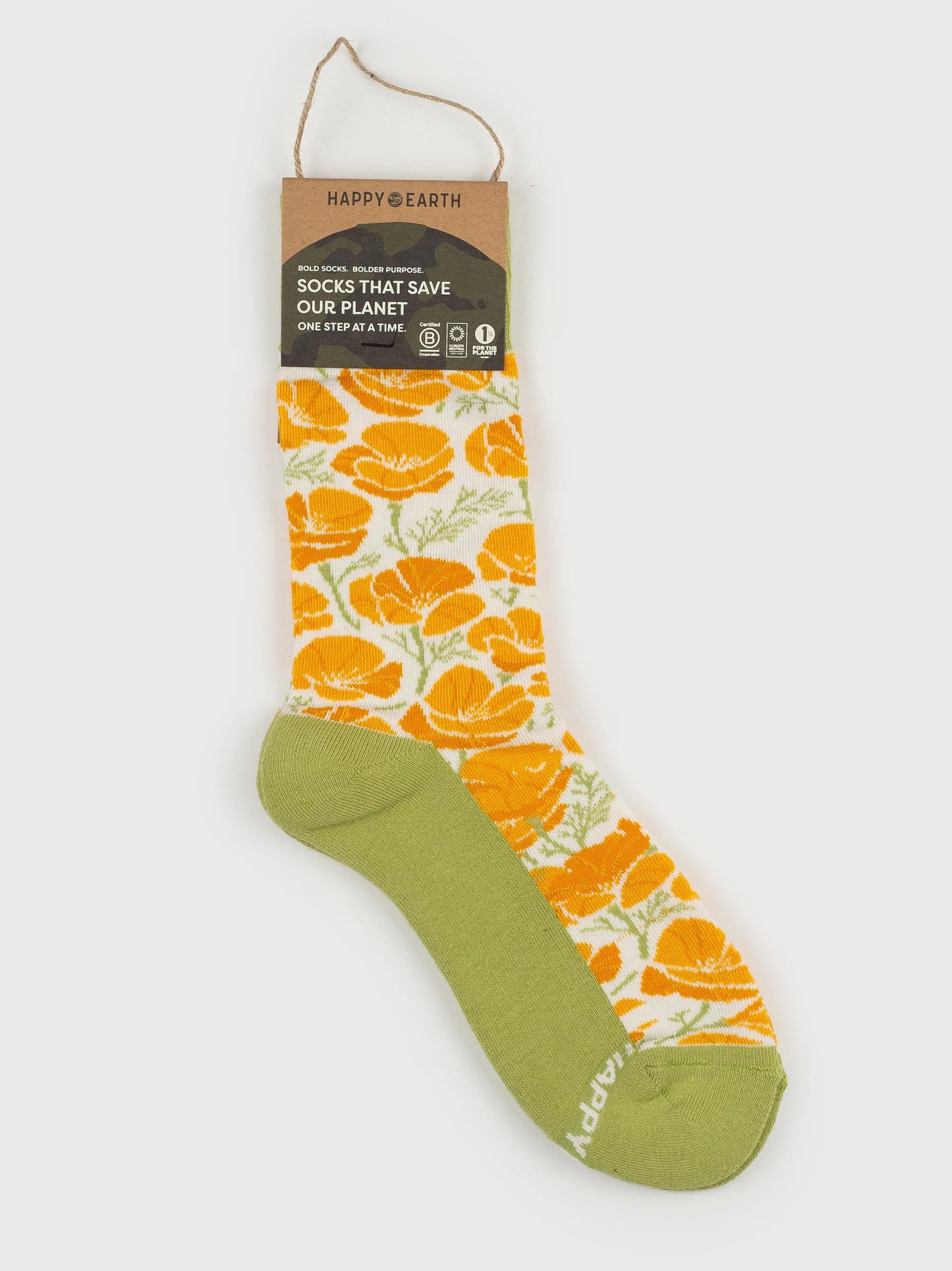 Happy Earth Poppies Socks