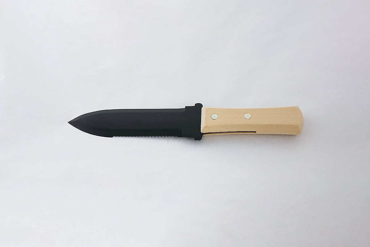 Japanese Hori Hori Trowel- Black Carbon Steel
