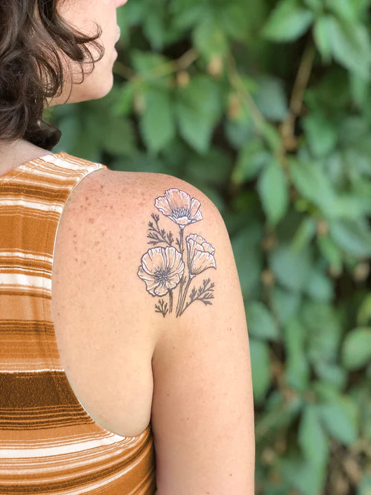 Golden California Poppy by NatureTats