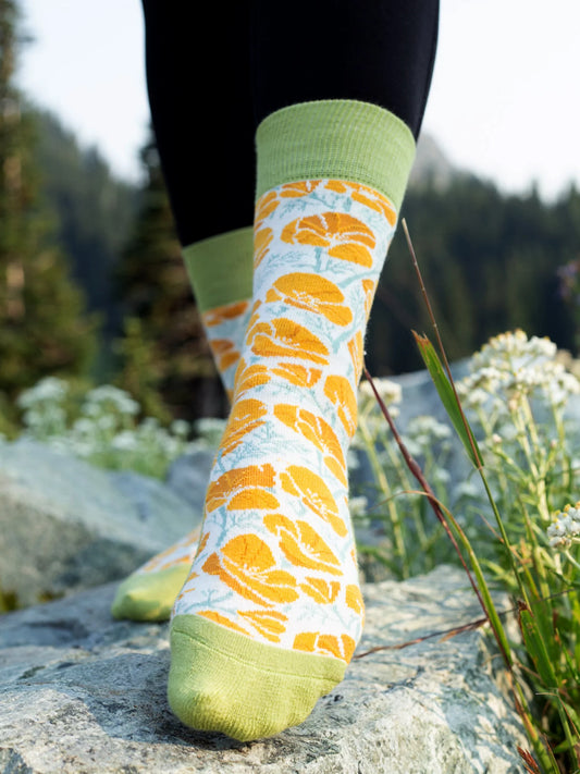 Happy Earth Poppies Socks