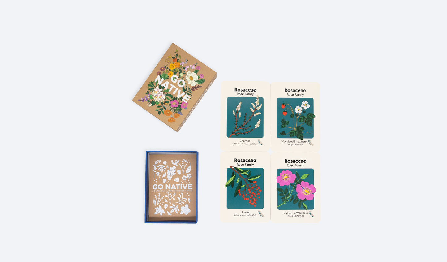 Go Native
A GO FISH CARD GAME WITH CALIFORNIA PLANTS