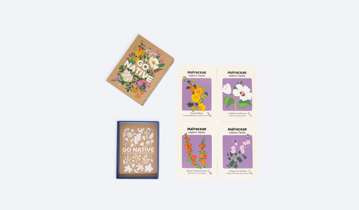 Go Native
A GO FISH CARD GAME WITH CALIFORNIA PLANTS