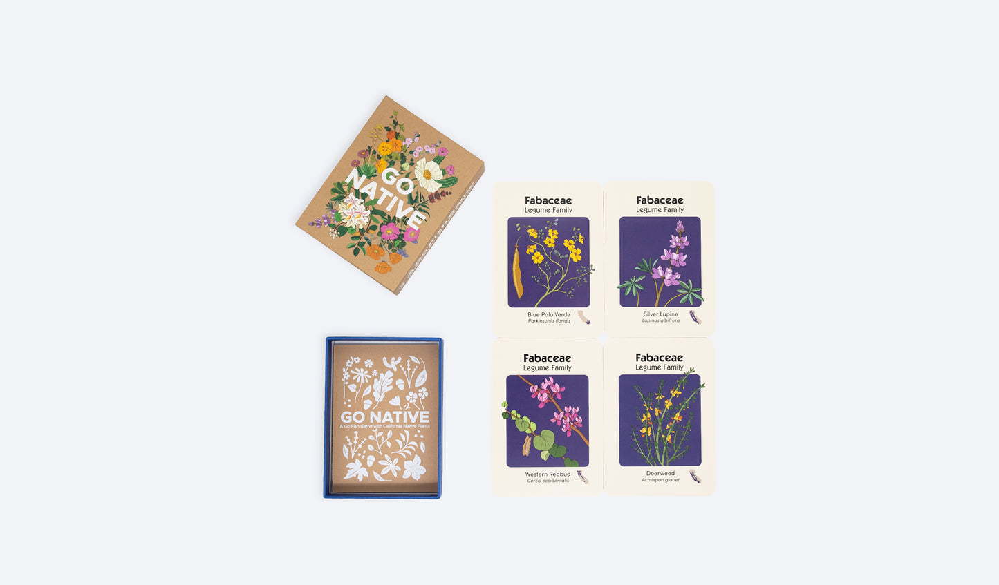 Go Native
A GO FISH CARD GAME WITH CALIFORNIA PLANTS