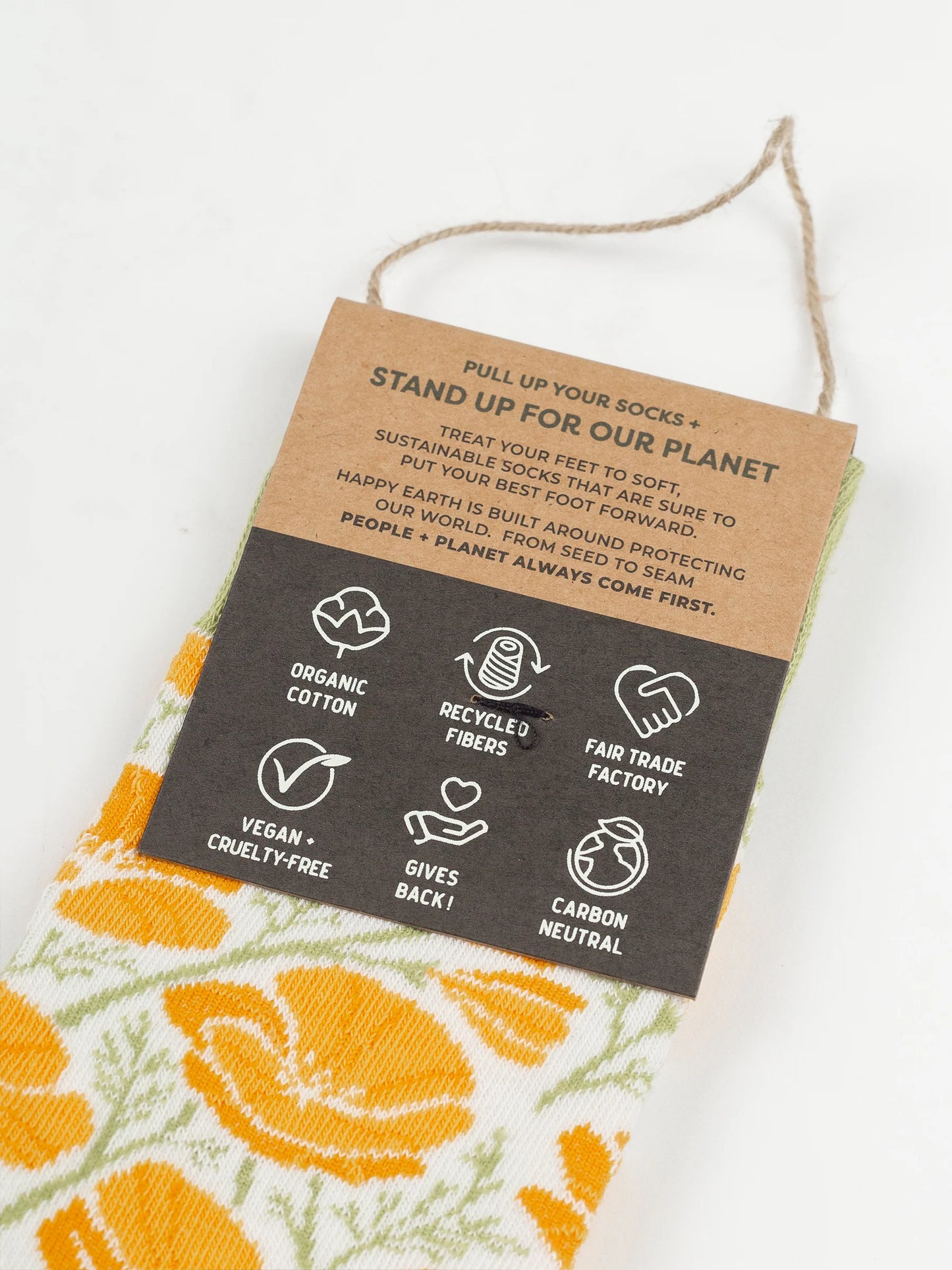 Happy Earth Poppies Socks