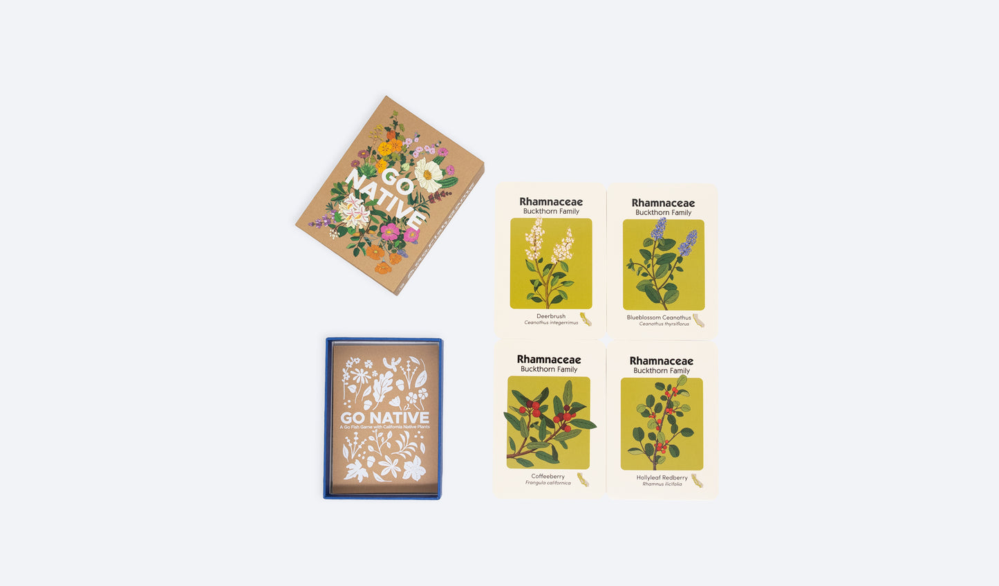 Go Native
A GO FISH CARD GAME WITH CALIFORNIA PLANTS