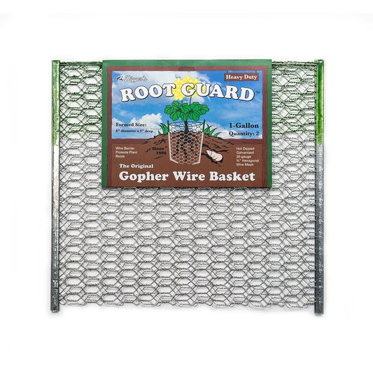 1 Gallon Root Guard Heavy Duty Gopher Basket, 2-pack