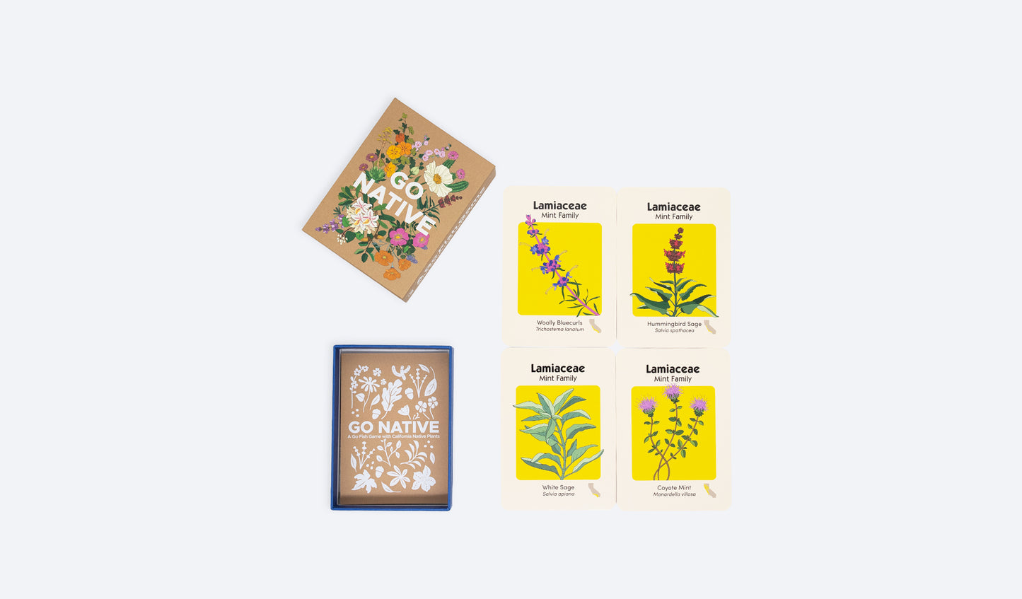 Go Native
A GO FISH CARD GAME WITH CALIFORNIA PLANTS
