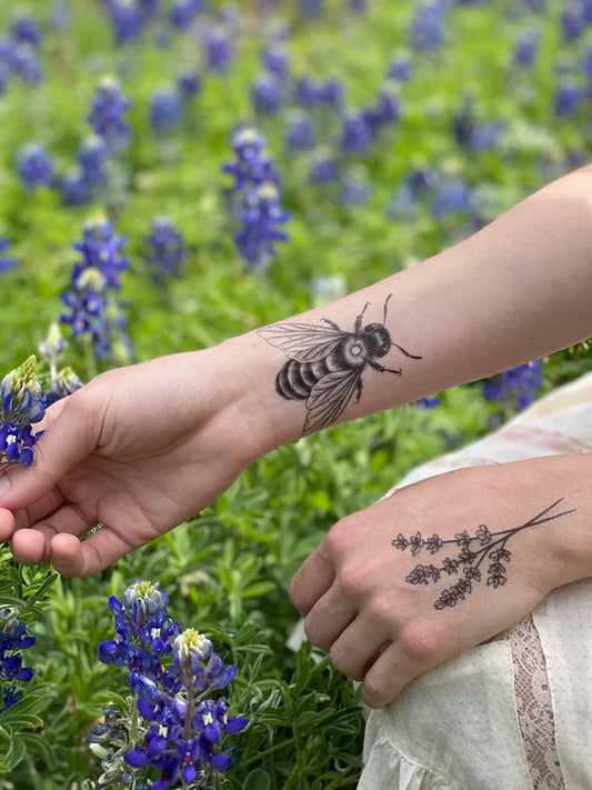 Big Bee Temporary by NatureTats