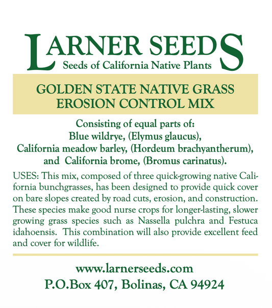 Golden State Native Grass Erosion Control Mix